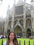 Jenn at Westminster Abbey 3